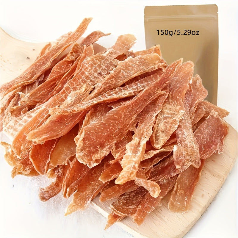 Dental Treats for Dogs, Duck Jerky Dog Chews Real Meat High Protein Low Fat Long-Lasting Dental Treats for Small Medium Large Dogs Training