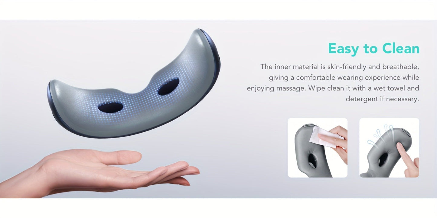 Eye Massager with Heat SKG E3 PRO Portable - Music Playback Built-In Vision Window Eye Relaxation Mask for Eye Strain