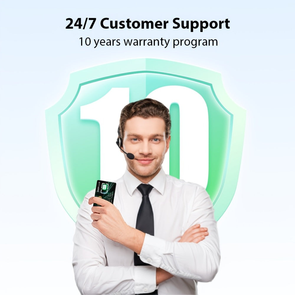 Global Travel eSIM Card EIOTCLUB Unlimited Downloads Store 8 Profiles, Works in Europe USA Japan China & 100+ Countries No Roaming Fees
