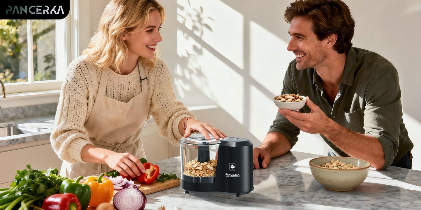 Electric Vegetable Chopper Food Processor - Mini Electric Food Chopper Blender for Kitchen, Baby Food Maker