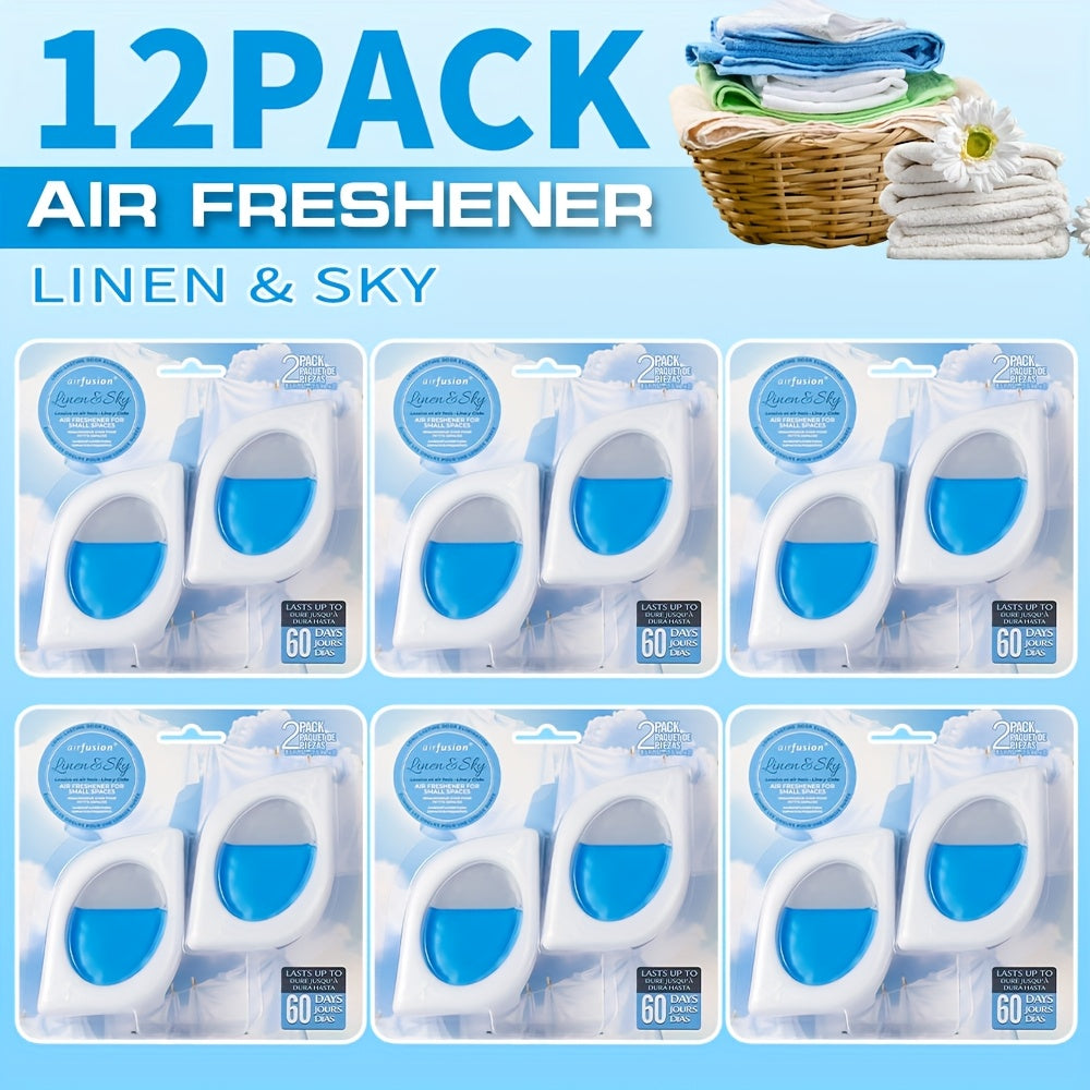 Air Freshener Odor Eliminator for Home Closet Bathroom Pets Small Space 0.25oz Up to 30 Days 6 Scents Eucalyptus Lavender Hawaiian Peach