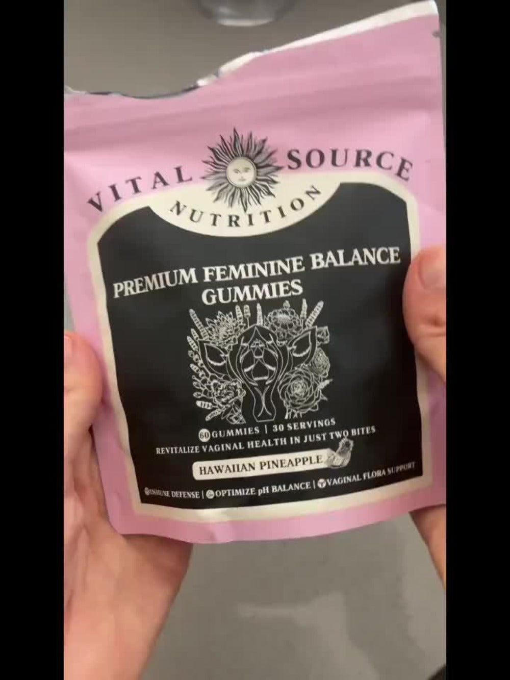 Feminine Balance Gummies for Women - Natural pH Balance for Bath Time, Home Spa and Personal Care