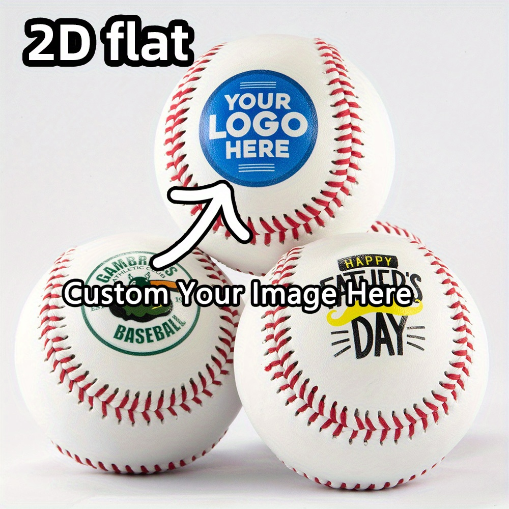 Personalized Baseball Gift with Custom Photo – 9 Inch Printed Baseball for Baseball Fans, Unique Gift for Dad, Coach & Team