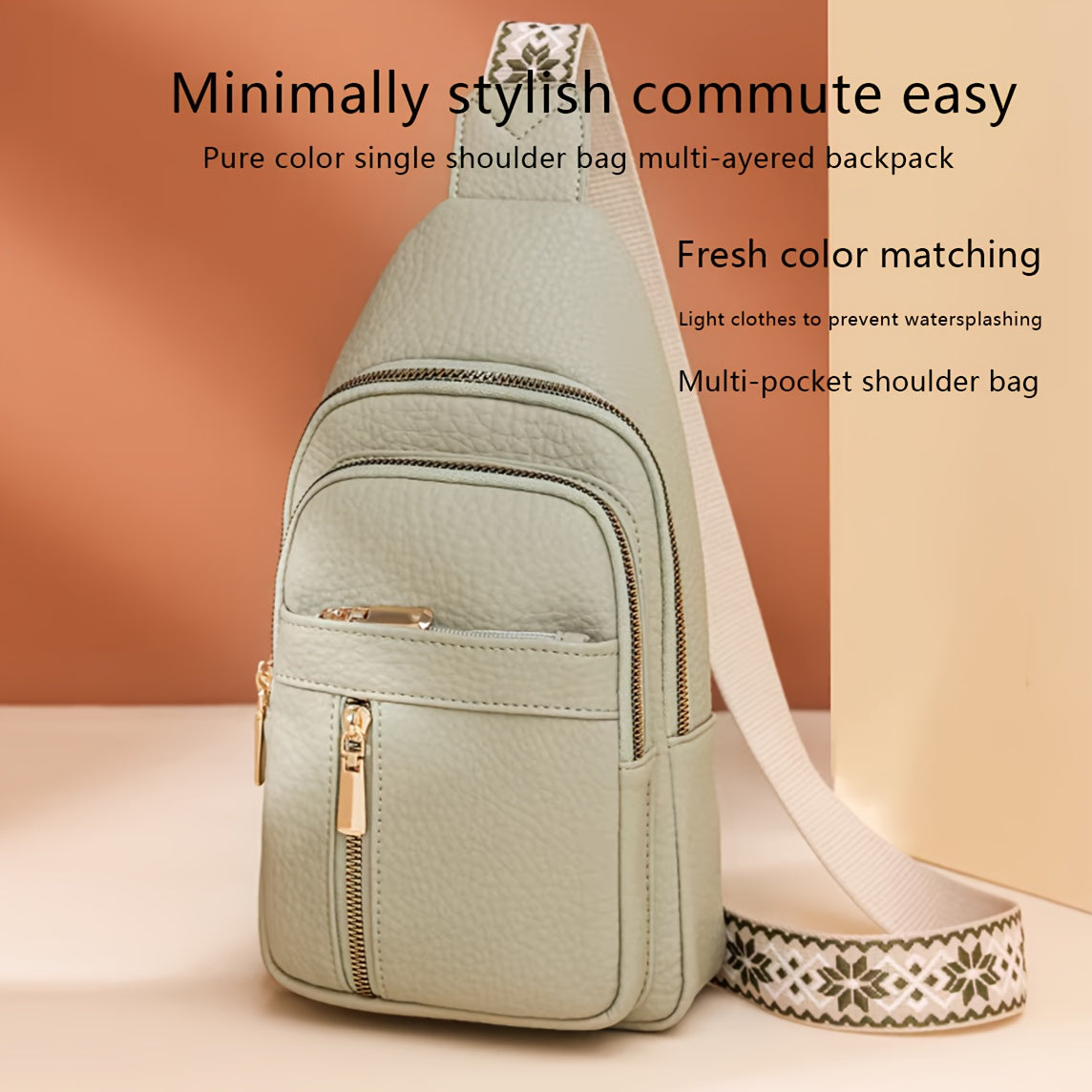 Backpack for Women – for Travel & School, Adjustable Straps Spacious Multi Compartment – detail view 7