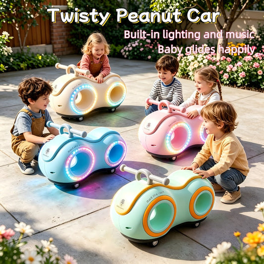 Anti-Tip Baby Walker with Music & Lights 4-Wheel Toddler Learning Walker with the Listed Color, Size or Set Options for Everyday Use