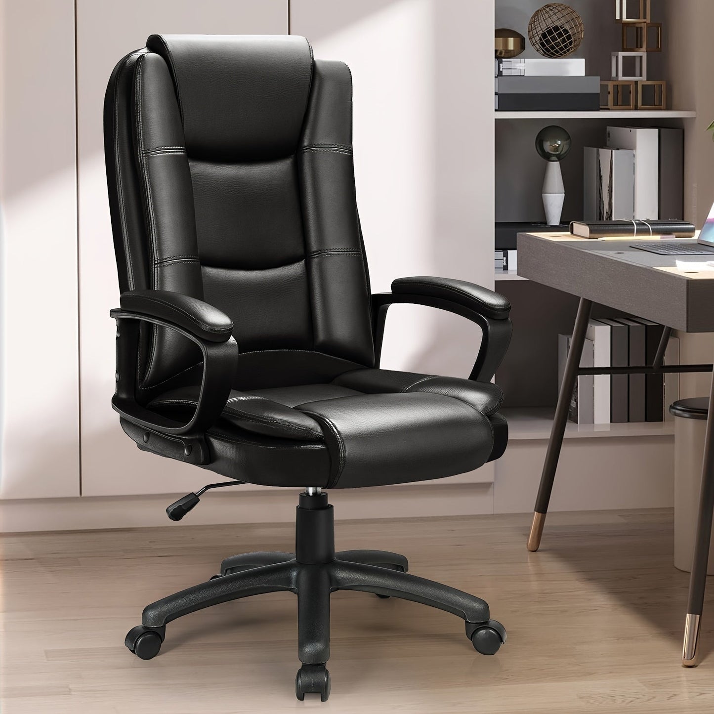 Office Chair shown in the Black option