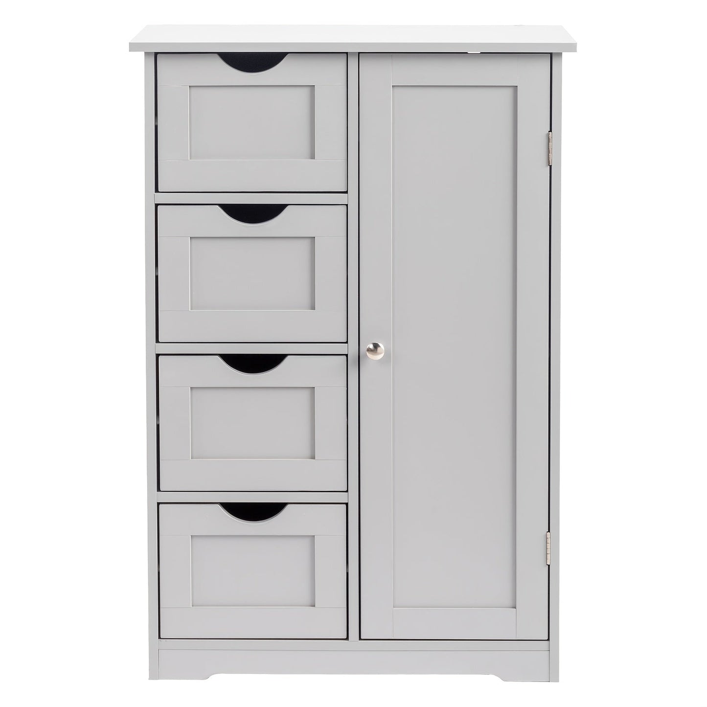 Bathroom Storage Cabinet with Drawers – Waterproof Freestanding Floor Cabinet with 4 Drawer Organizer for Bathroom, Bedroom, Living Room