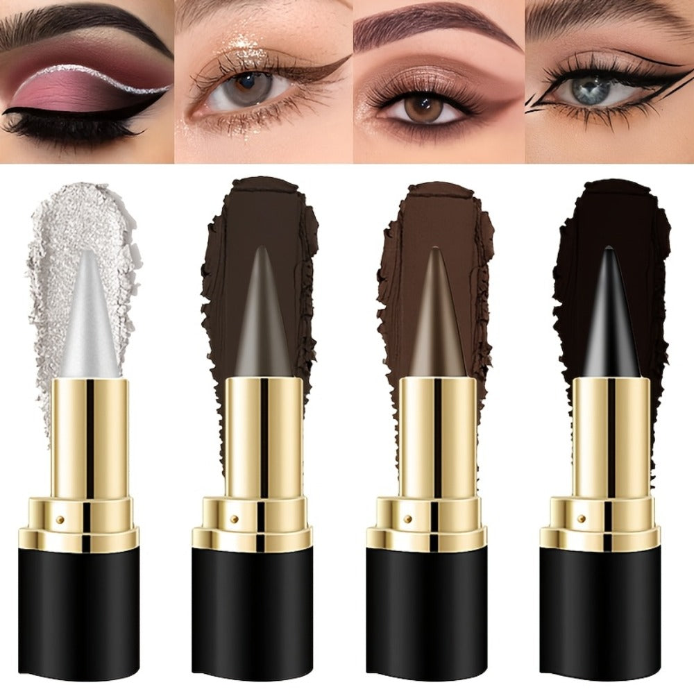 Waterproof Eyeliner Pencil 2-Pack for Women – Smudge-Proof Sweat-Resistant Black Liner, for Makeup, Travel and Everyday Vanity Use