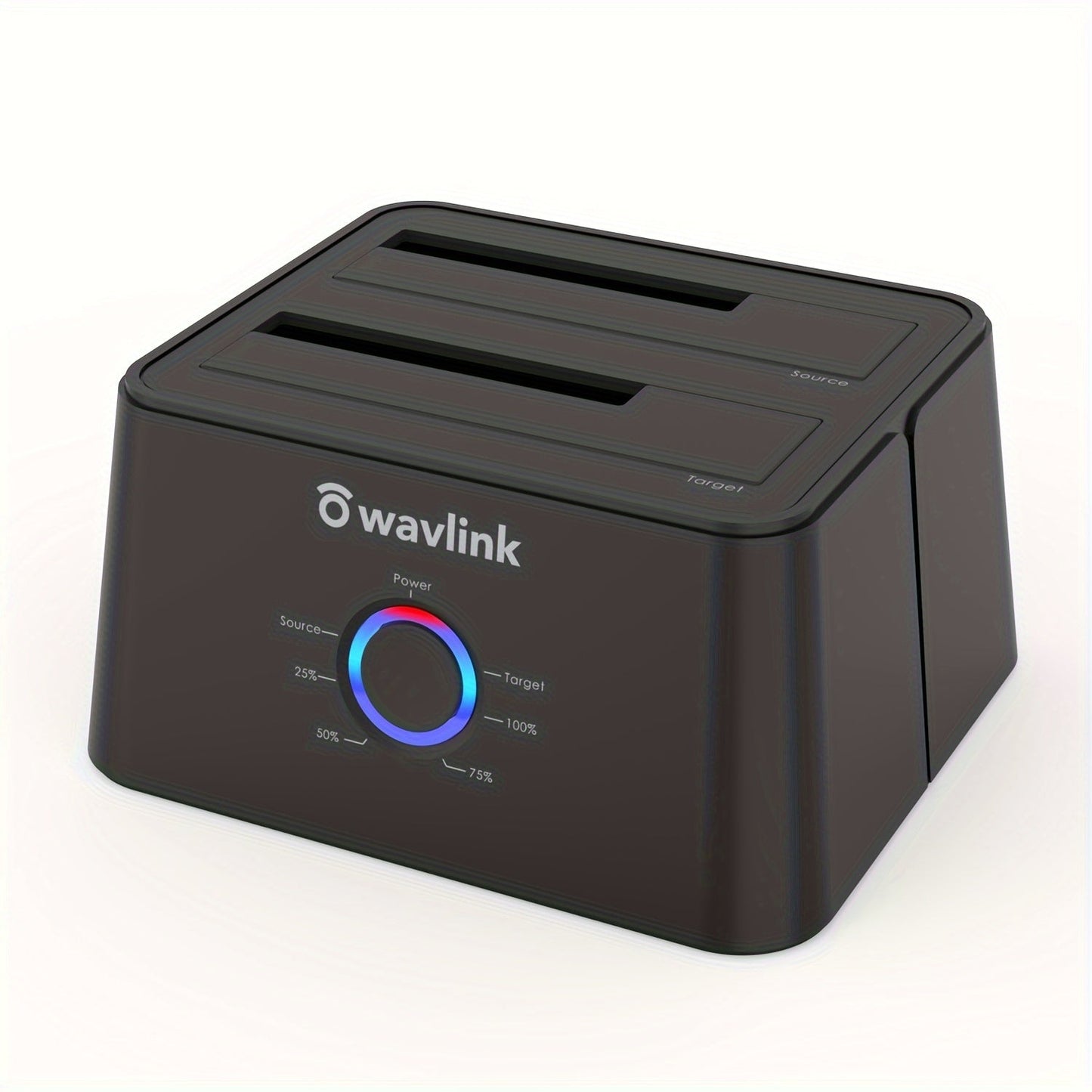 Dual Bay Hard Drive Docking Station USB 3.0 to SATA with Offline Clone Function, Wavlink Tool-Free Dock for 2.5/3.5 Inch HDD SSD