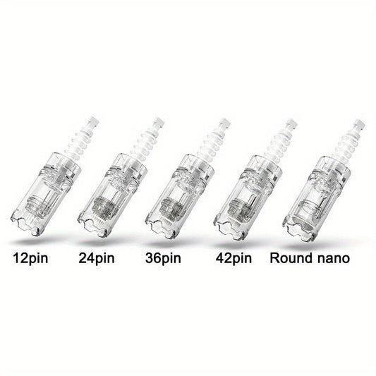 Microneedling Pen Cartridges 10-Pack 36-Pin 0.25mm Replacement Needle Tips for Dr Pen A10 for Bath Time, Home Spa and Personal Care