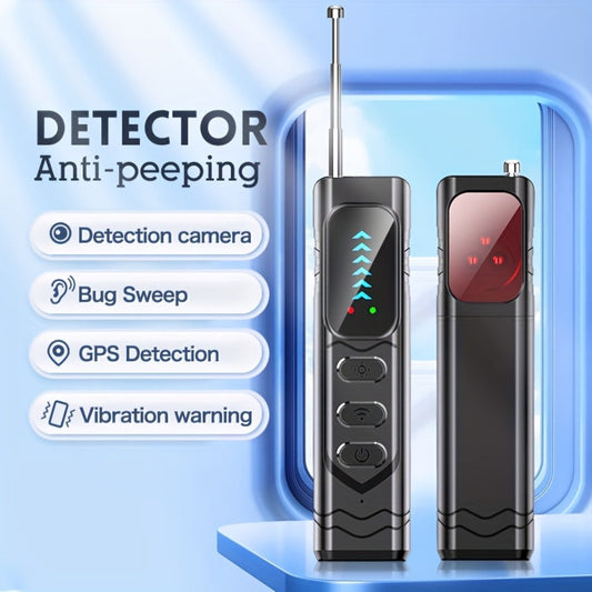 Camera Detector with Anti-Eavesdropping and Anti-Stealing Detection