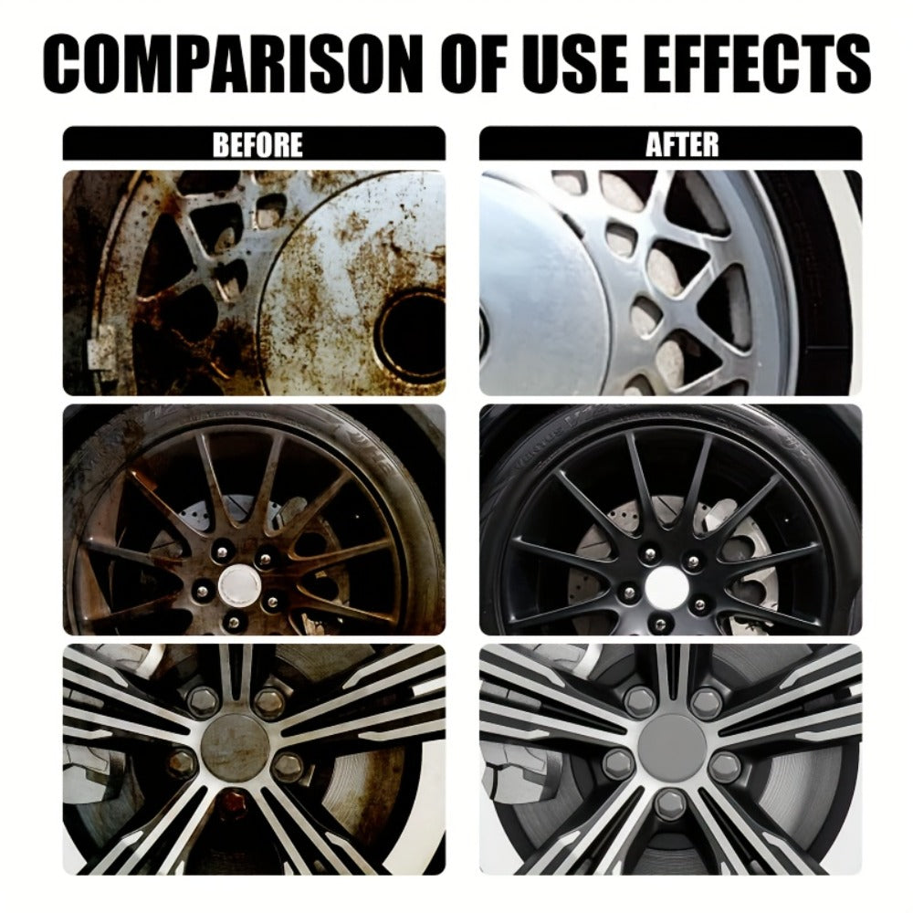 Iron Remover Spray for Wheels – Brake Dust Cleaner, Fallout Remover, Rust Protection for Alloy, Chrome, Painted & Steel Wheels