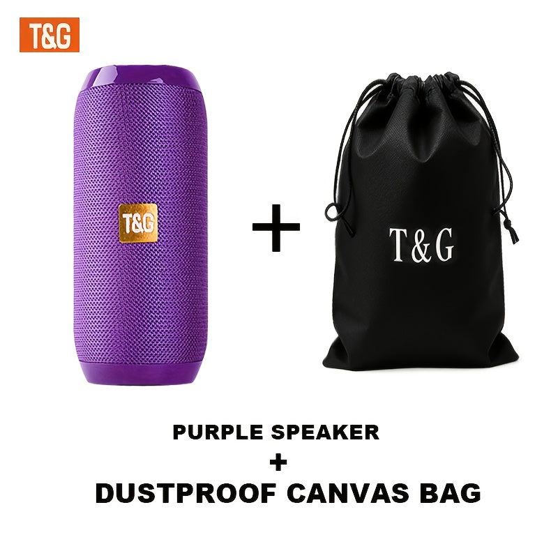 Portable Bluetooth Speaker TG117 with 10W Output, IPX4, 1200mAh Battery, 33ft Range and Mic