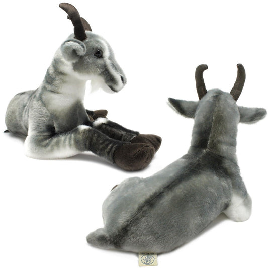 Stuffed Animal Patrick Pygmy Goat in 18-Inch Size with Acrylic Plush Fabric and Care for Character Display, Room Decor and Gift Presentation