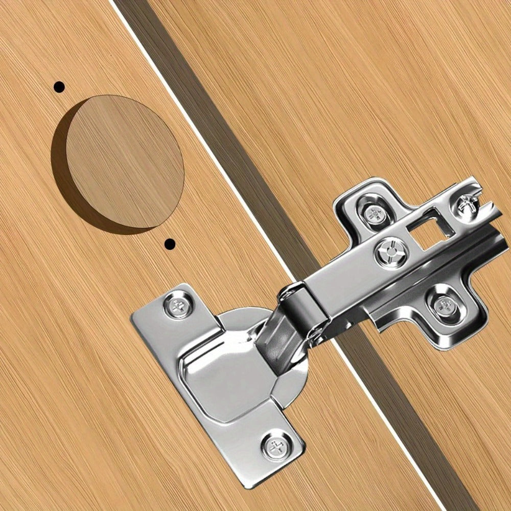 35mm Hinge Drilling Jig Kit Aluminum Alloy Cabinet Door Hinge Hole Opener Template Puncher Locator for Woodworking Door Cabinet Wardrobe