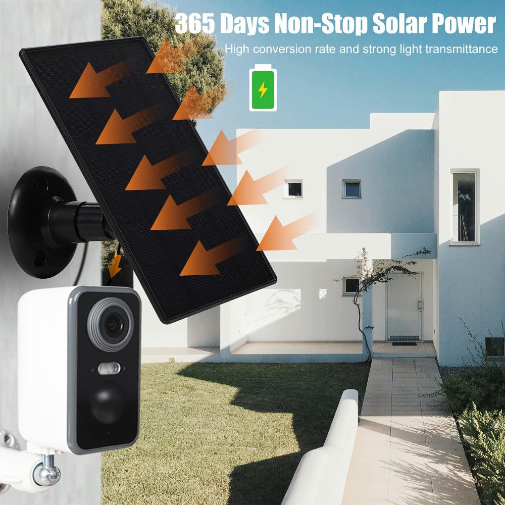 3-Pack Portable Solar Panel Kit 5V 3W with 360° Adjustable Mount, USB & Type-C Output for an Everyday Personal Care Routine