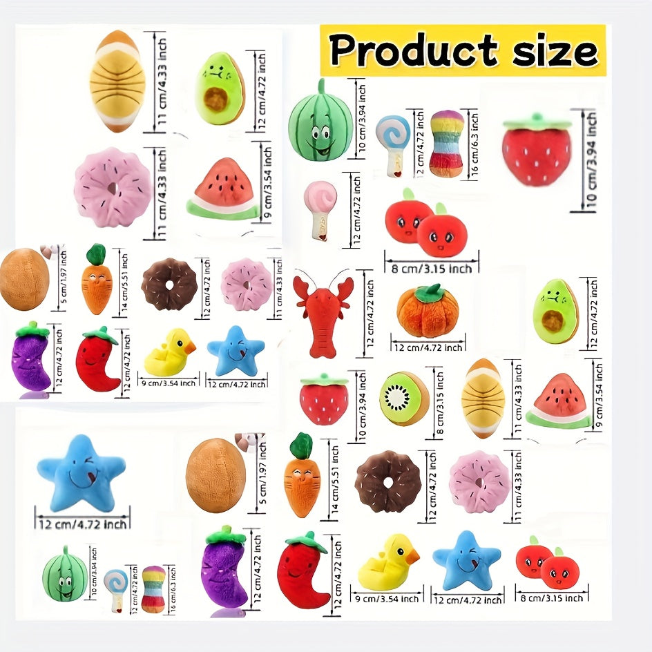 Dog Toy 20-Piece Gift Box with Random Rope, Tug, Squeaky and Interactive Styles for Small Dogs