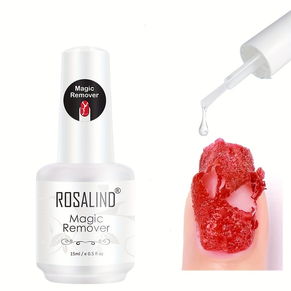 Gel Nail Polish Remover Kit, Formula Removes Gel in 2, 5 Minutes, No Foil or Soaking Needed, Professional