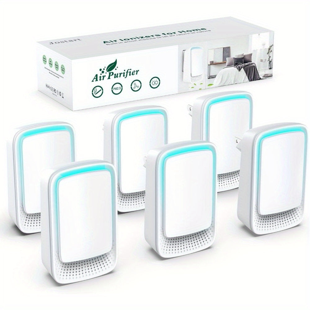 Plug-In Air Purifier Ionic, Filterless & Silent Odor Neutralizer for Home, Pets, Office & Gym, Compact 24/7 Fresh Air