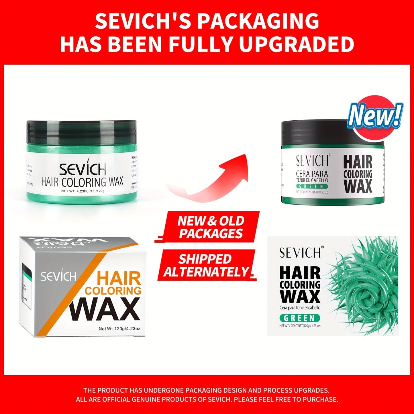 Hair Color Wax 13 Shades 120g, Temporary Hair Dye for Men & Women, Easy Apply & Wash Out, Party, Festival
