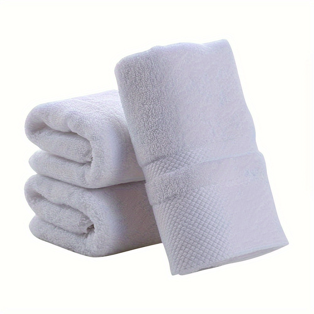 100% Cotton Bath Towel 500GSM Ultra Absorbent Soft Quick Dry Thick Hand Towel for Bathroom Gym Machine Washable Khaki Purple Blue Gray Green
