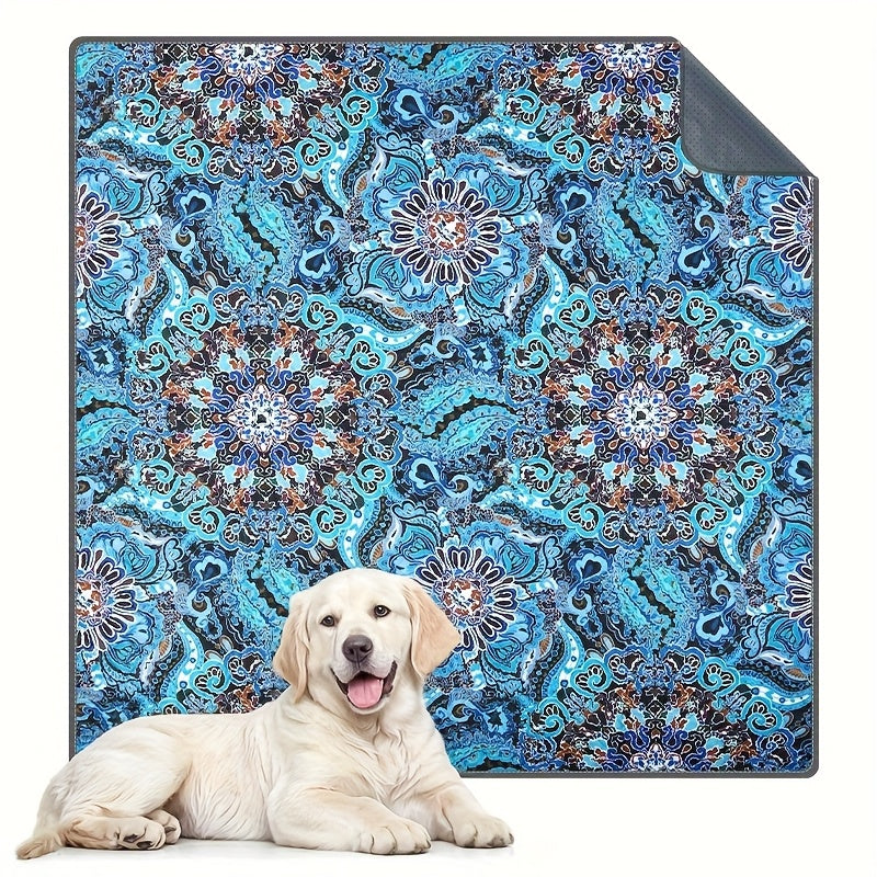 Washable Dog Pee Pads – 4-Layer Super Absorbent Non-Slip Reusable Puppy Potty Training Pads, Leak-Proof TUP Coating