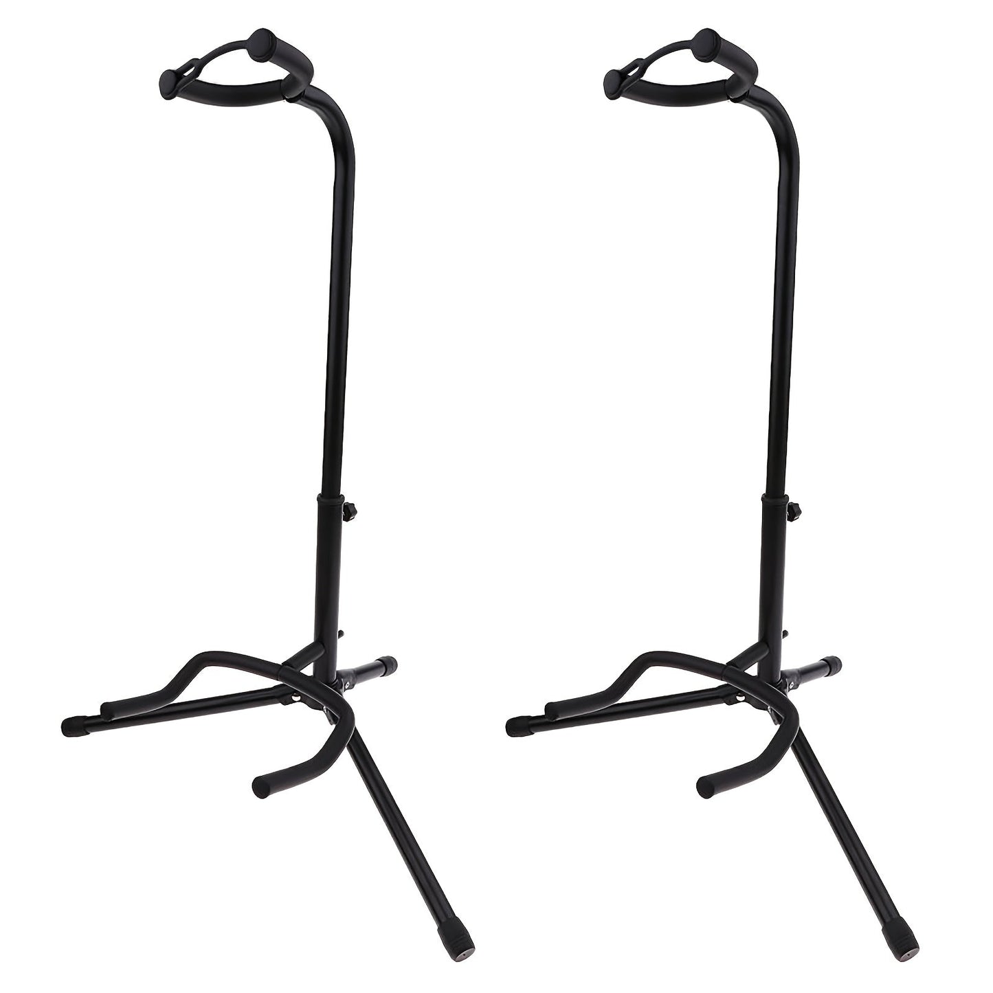 Foldable Guitar Stand for Acoustic Electric Guitar shown in the 2 Packs option