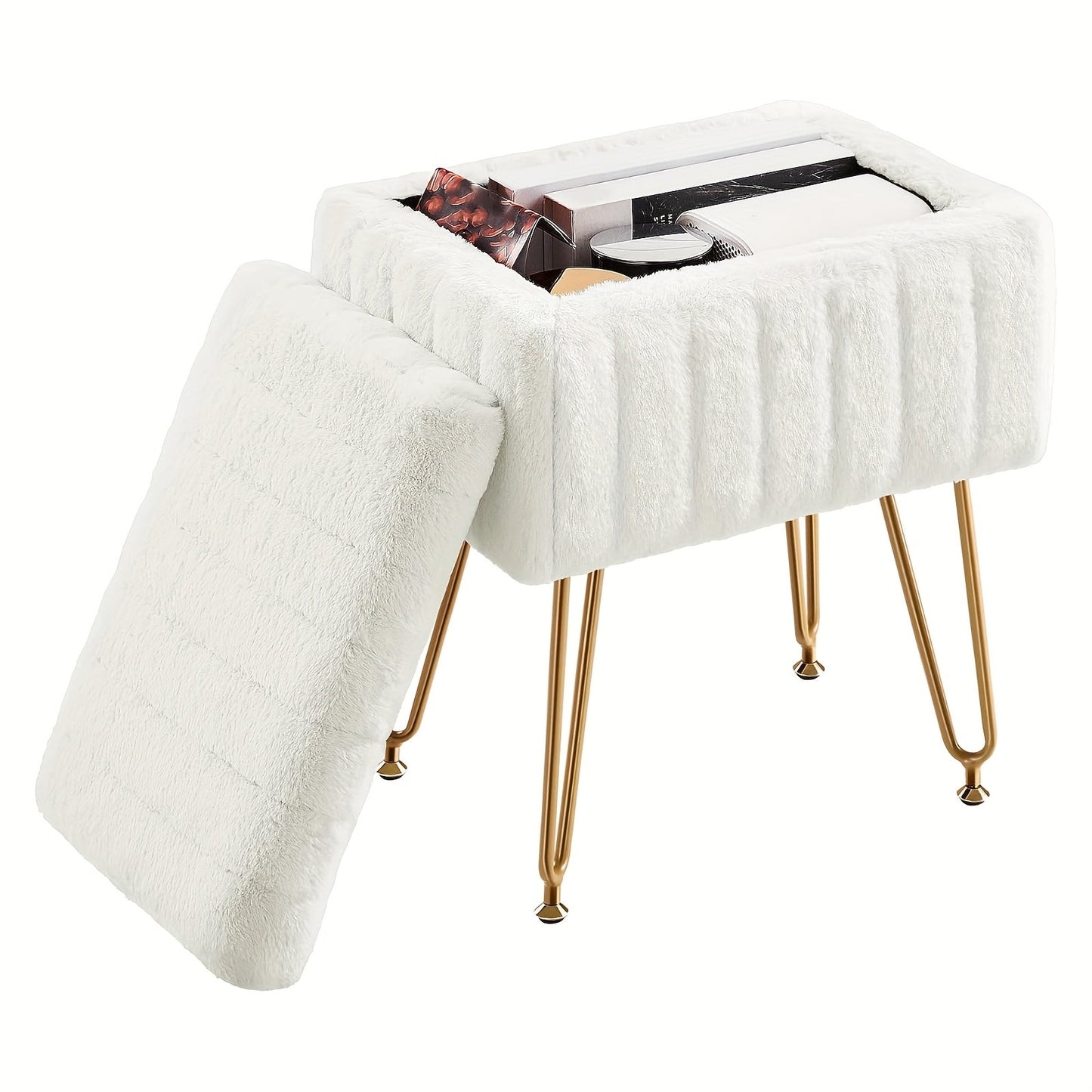 Ottoman shown in the Upgraded Deluxe White - 22in, 2.64gal capacity option