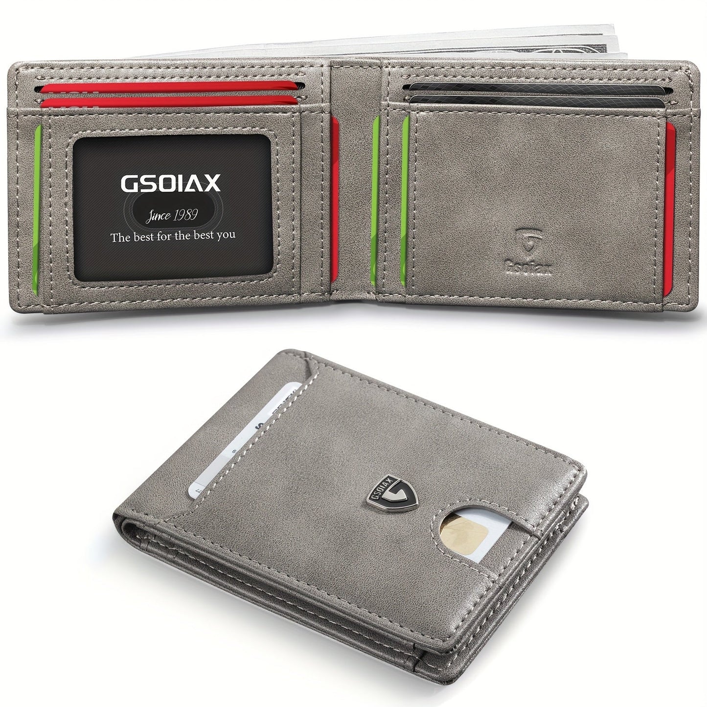 Men's Wallet – 16 Colors, RFID Blocking – detail view 37