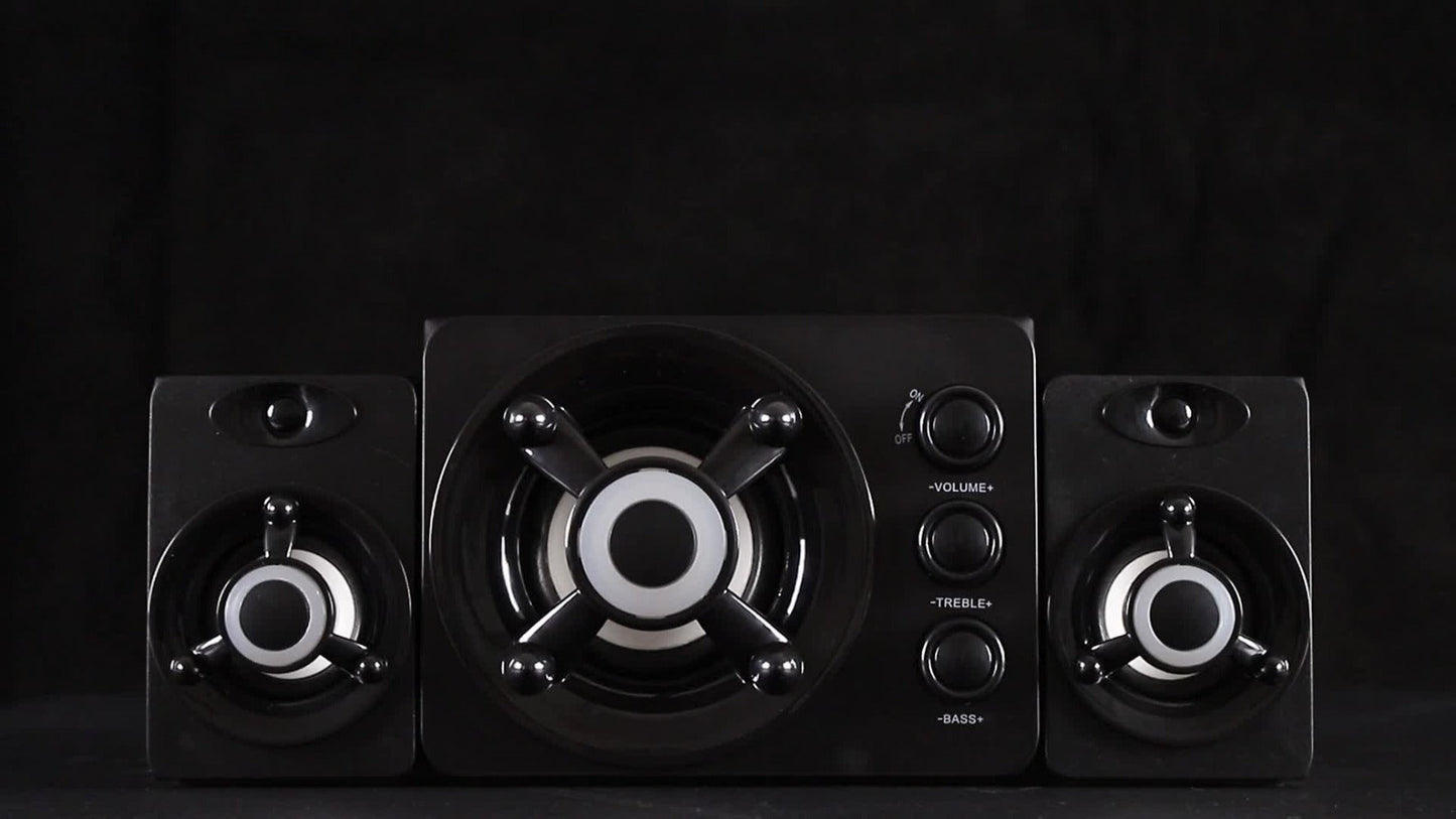 Portable PA Speaker, 3.5mm, RGB, USB, Computer, Speakers, Subwoofer for Parties detail image - detail view 11