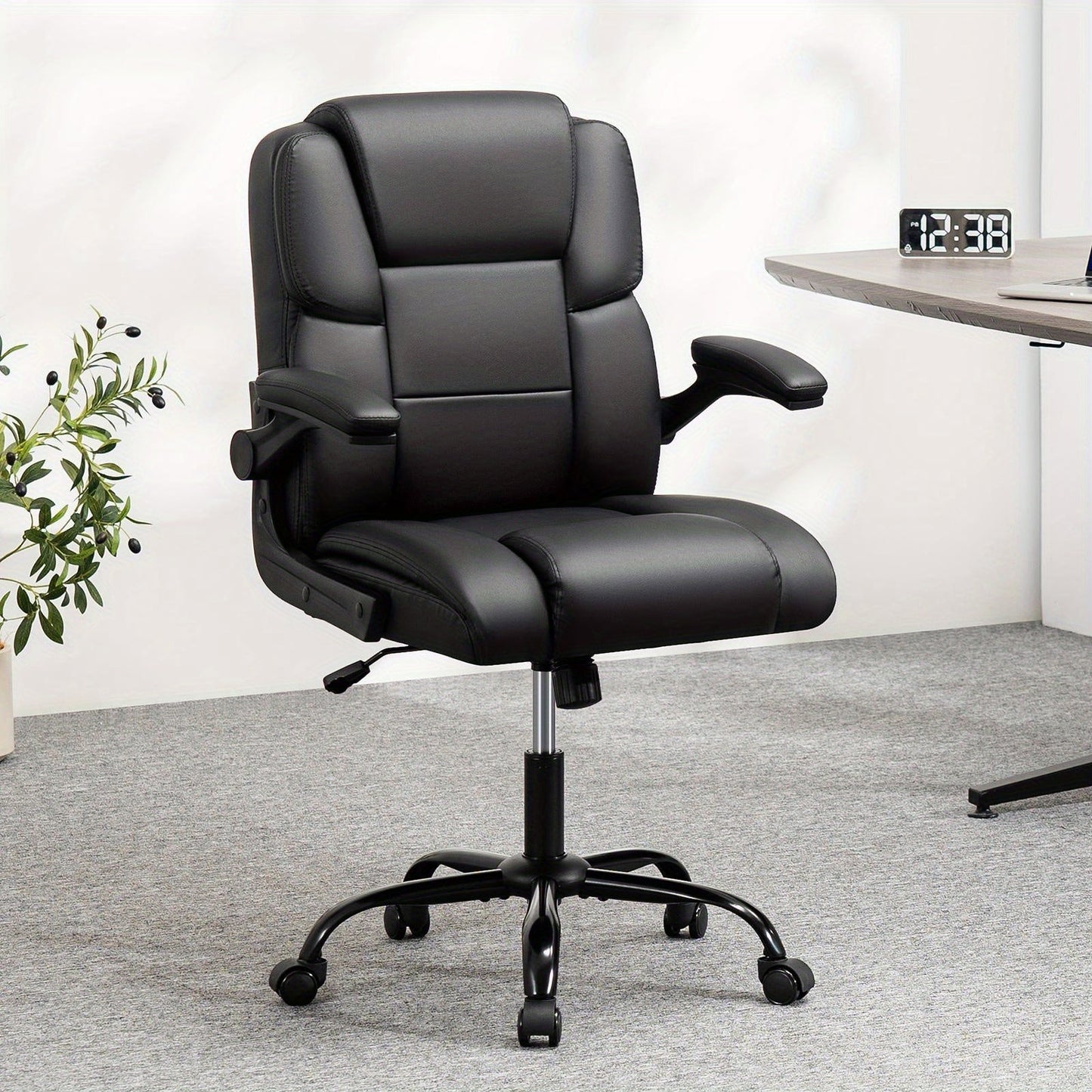 Office Chair shown in the Black-no massage option