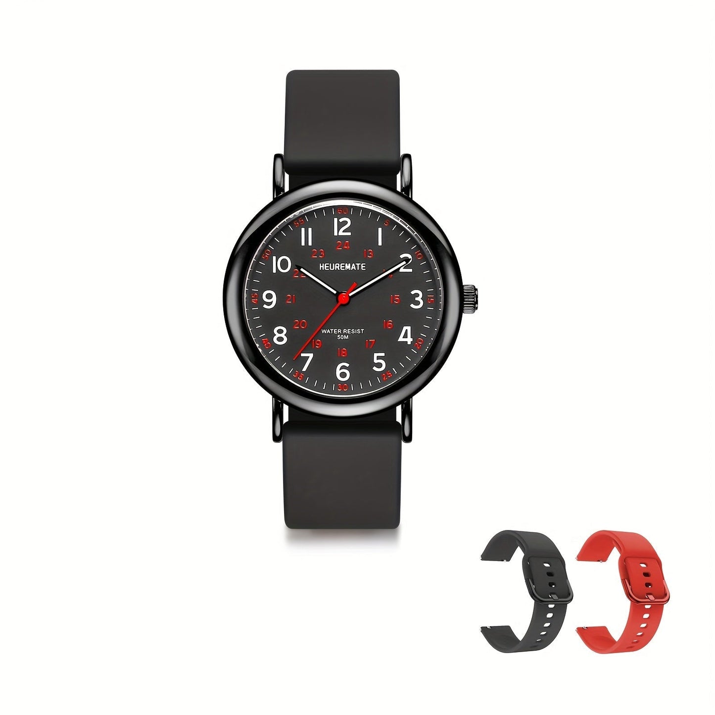 Men's Watch - Nurse Waterproof Luminous Easy-Read Dial 24-Hour Second Hand Colorful - product detail view 24
