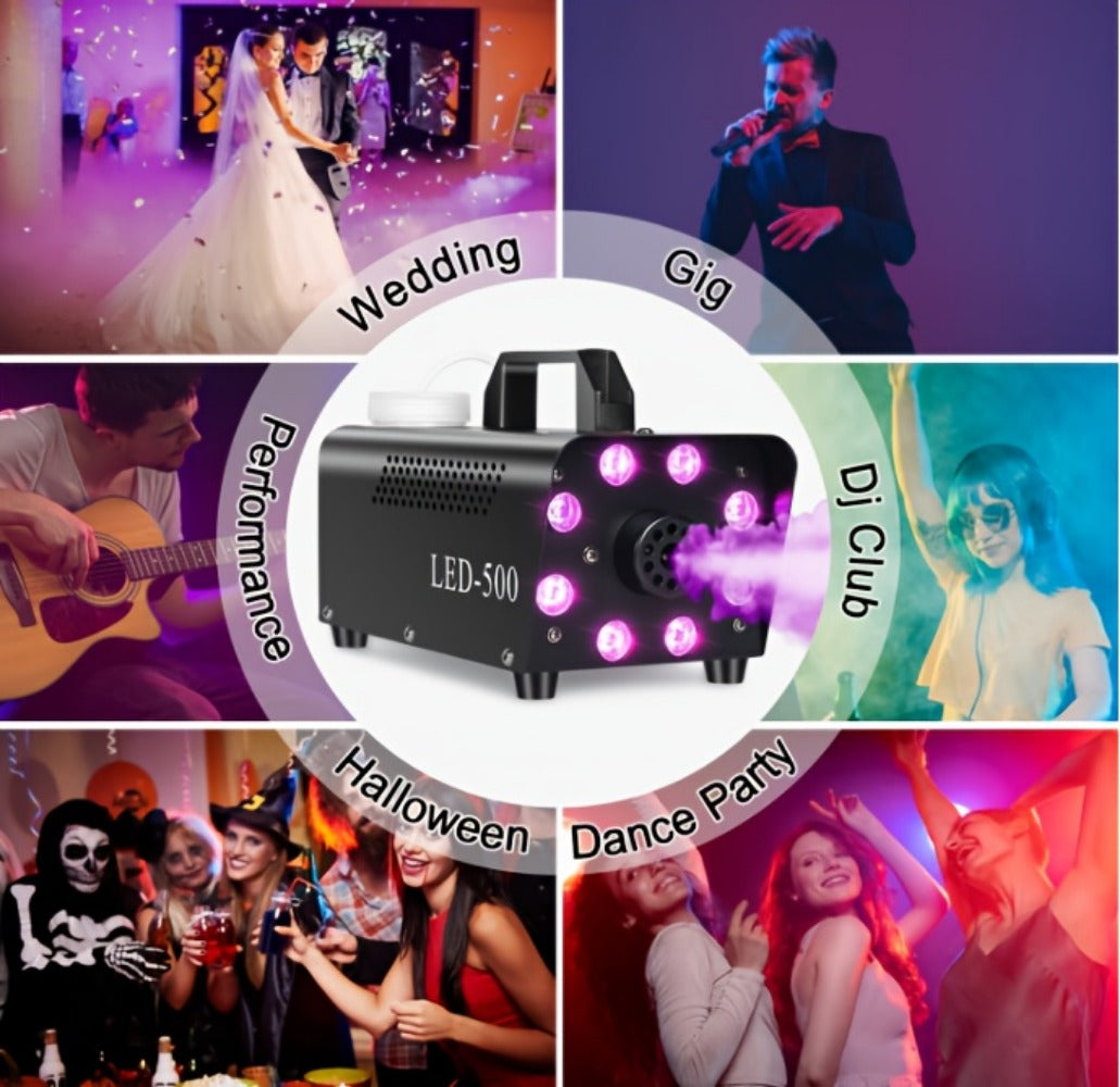 Stage Fog Machine, Remote Control, Dynamic, LED, Colors for Stage and Party Lighting detail image - detail view 11