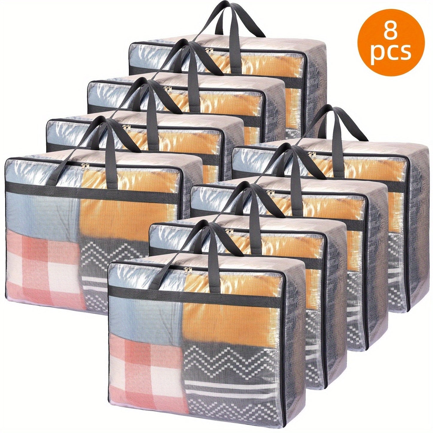 Travel Organizer Bag – 8 Pack, Clear – detail view 10