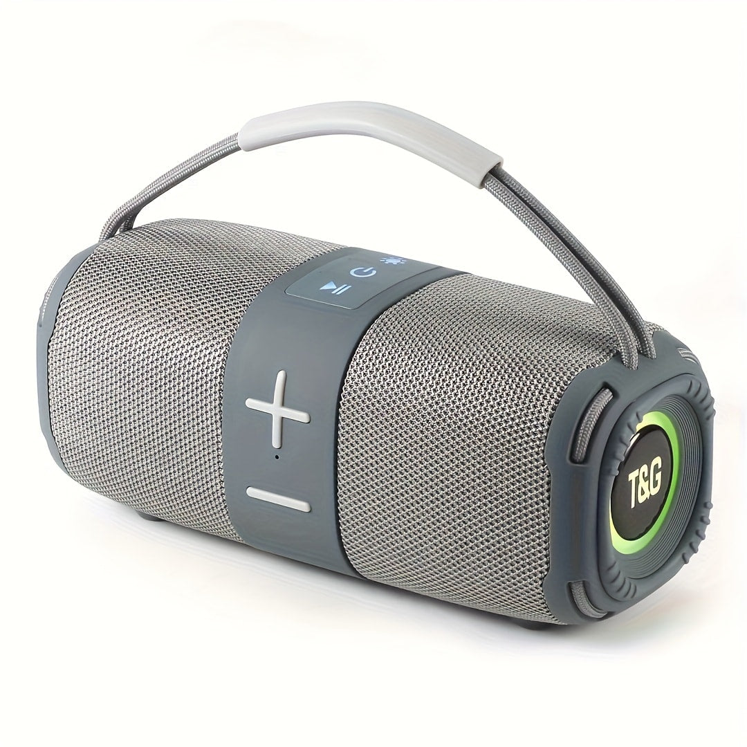 Portable Bluetooth Speaker TG668 Model with IPX4, LED Breathing Light, TWS, FM, USB, TF and AUX