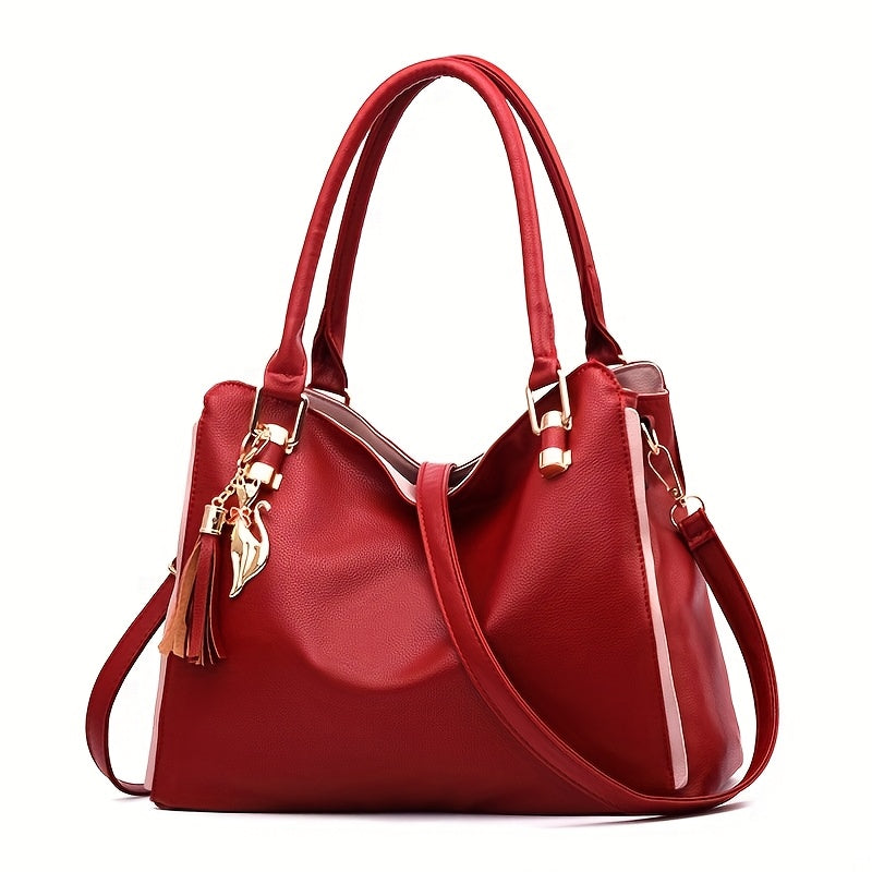 Crossbody Bag for Women – Elegant Fashion Stylish Satchel Black – alternate view