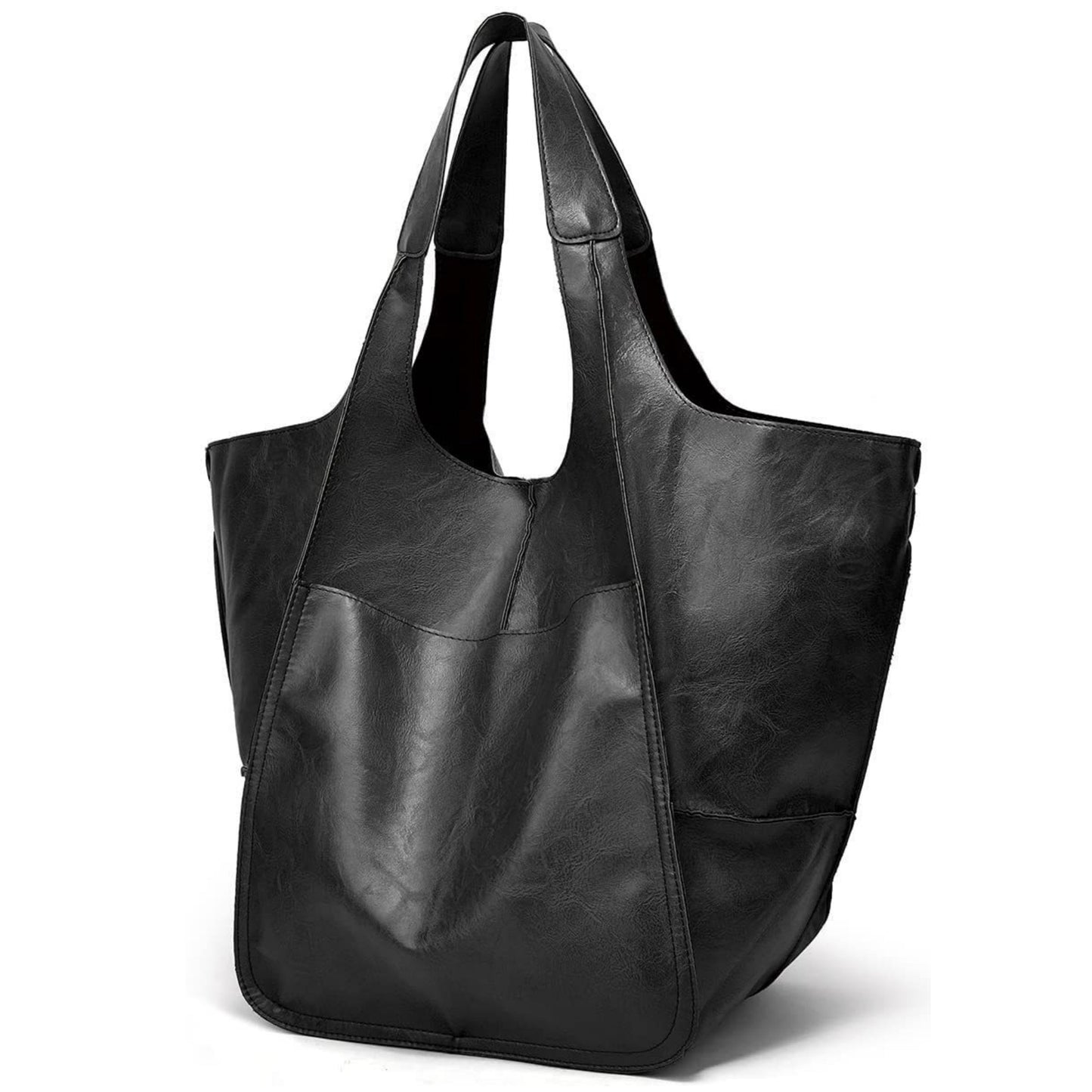 Tote Bag for Women – Retro Kiss Lock Spacious Soft – detail view 18