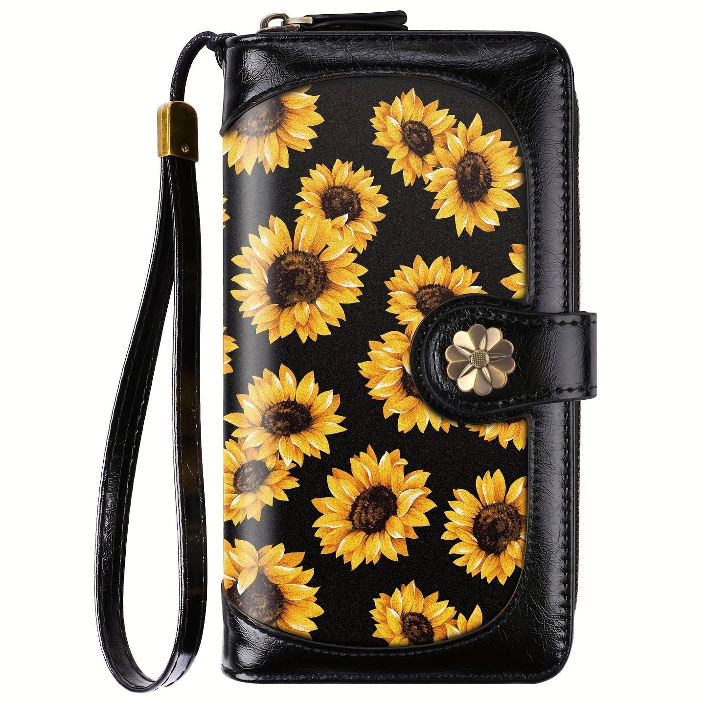 Women's Wallet – Large Capacity, Mandala Print Zipper Large Capacity – detail view 3