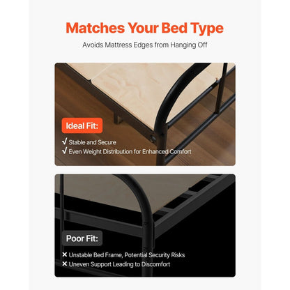0.4-Inch Foldable Bunkie Board with Tool-Free Assembly for Bedroom detail image - detail view 3