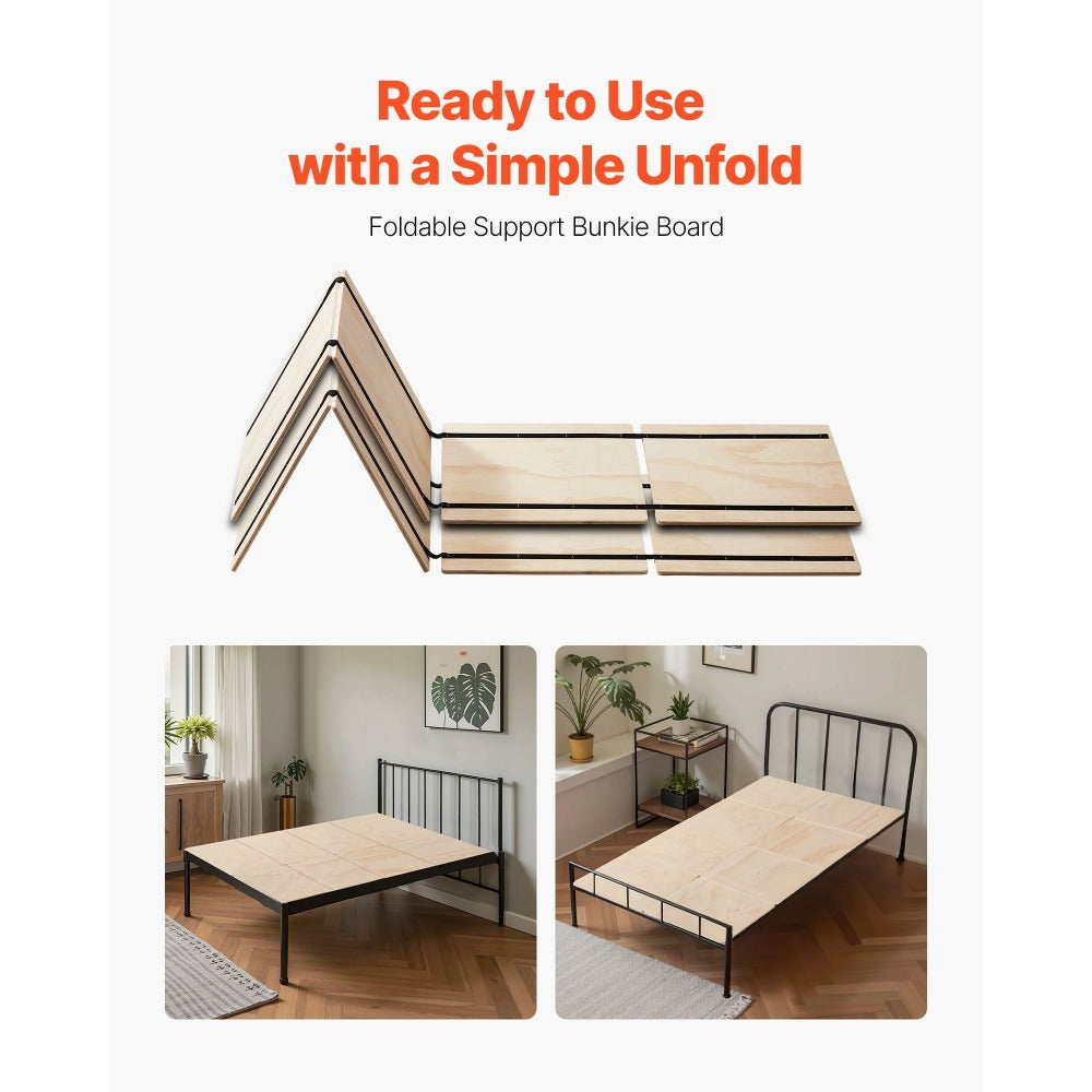0.4-Inch Foldable Bunkie Board with Tool-Free Assembly for Bedroom detail image - detail view 6