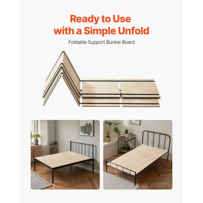 0.4-Inch Foldable Bunkie Board with Tool-Free Assembly for Bedroom detail image - detail view 6