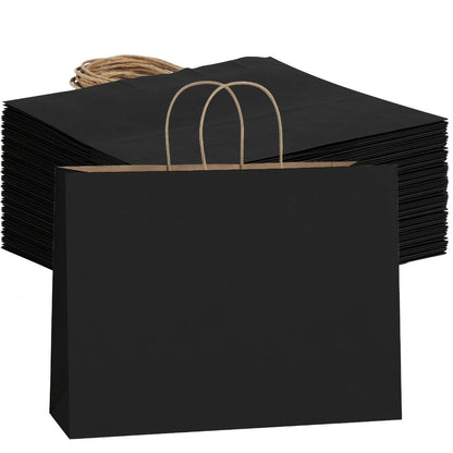 Shopping Bags with Handles 49pcs | 16x6x12 Inch Large Retail Gift Bags Bulk | Clothing Boutique Bags for Birthday, Wedding, Mother's Day
