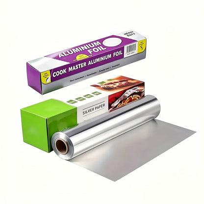 Aluminum Foil Roll Extra Long 787.4 Inch, Heat Resistant Oilproof Tin Foil for Cooking Baking Grilling BBQ