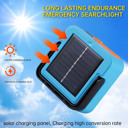 Solar Camping Lantern with Four Adjustable Modes, Solar and USB Charging, Bracket and Hook for Camping, Hiking and Emergencies