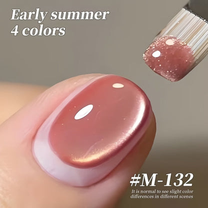 Four-Piece Cat Eye Gel Polish Set in Photo-Frame Bottles with 152, 153, 159 and 132 Color Codes