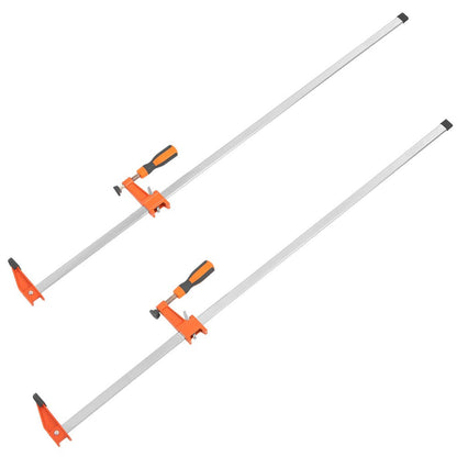 Bar Clamps for Woodworking 36 Inch 2-Pack, Quick-Change F Clamp Spreader with 600 lbs Load Limit, 2.5" Throat Depth