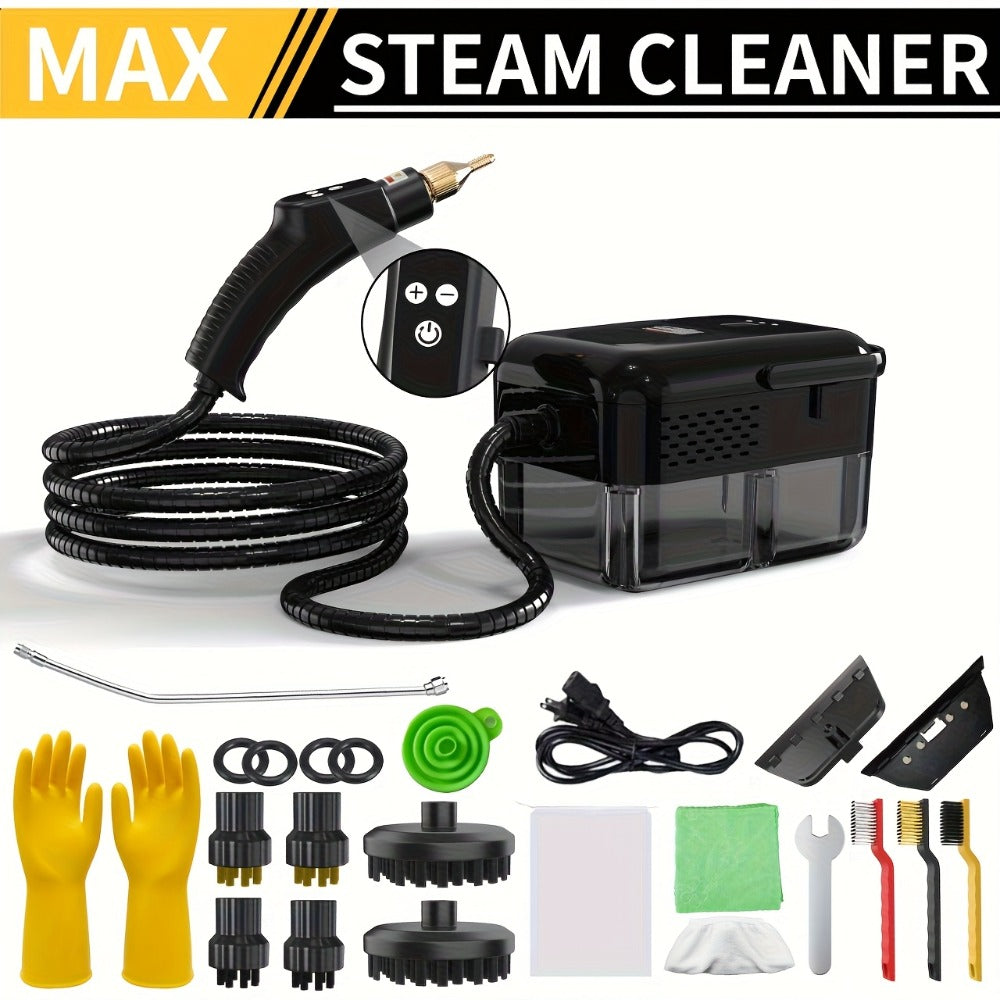Portable Steam Cleaner High-Temperature High-Pressure Handheld Steamer for Home, Carpet, Tile & Grout Cleaning