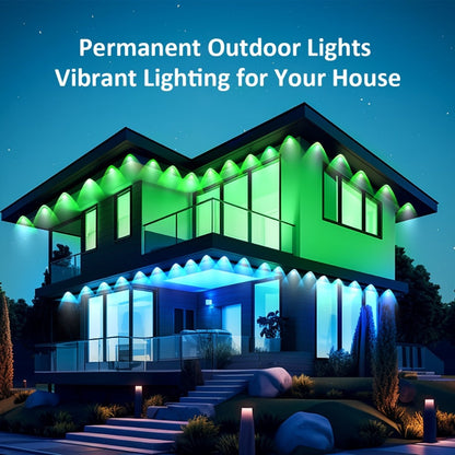 Permanent Outdoor RGB Eave Lights Smart App & Remote Control for an Everyday Personal Care Routine