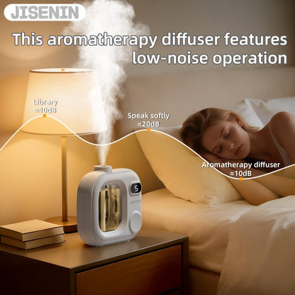 Essential Oil Diffuser Waterless Hanging Diffuser 5 Spray Modes 500mAh Rechargeable for Home Cooking, Dining and Outdoor Meals