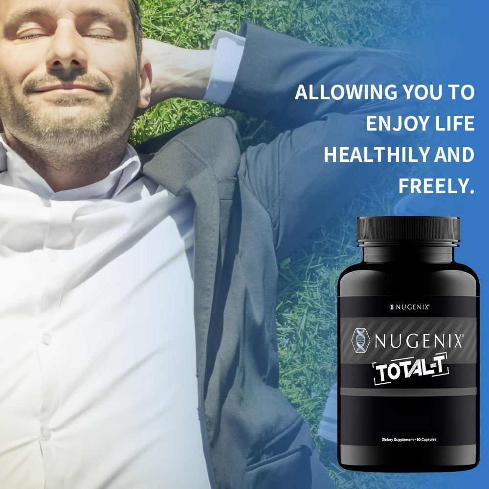 Testosterone Support Supplement for Men Total-T – Supports Free and Total Testosterone Levels, Natural Male Vitality & Strength Formula